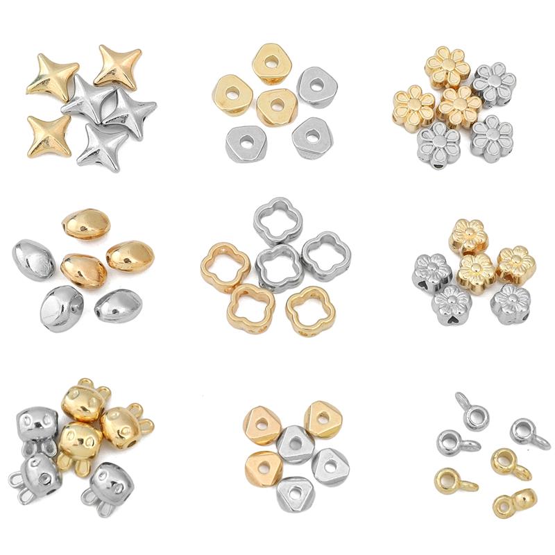 20-50Pcs Plastic CCB Beads For DIY Necklace Bracelet Earrings Pendants Jewelry Making Accessories