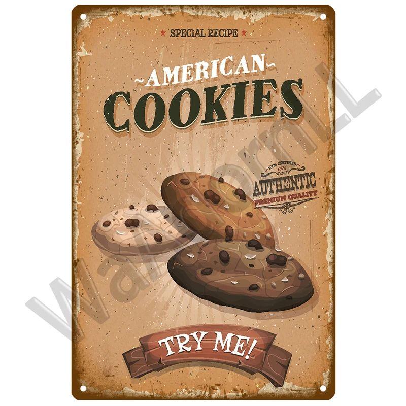 Funny Tin Sign for Kitchen Restaurant Home Decor Metal Plaque 20x30cm