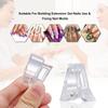 Nail Art UV Gel Extension Clip with Form Fixer