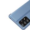 For Samsung Galaxy A53 5G Plated Mirror Flip Leather Case with Holder