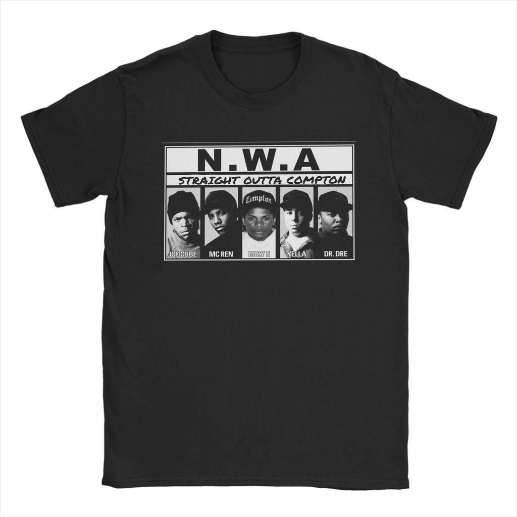 NWA North World America T Shirt Summer  Cotton TShirts For Men Trendy Cool Pattern Tshirt ShortSleeve Classic Top Tees
