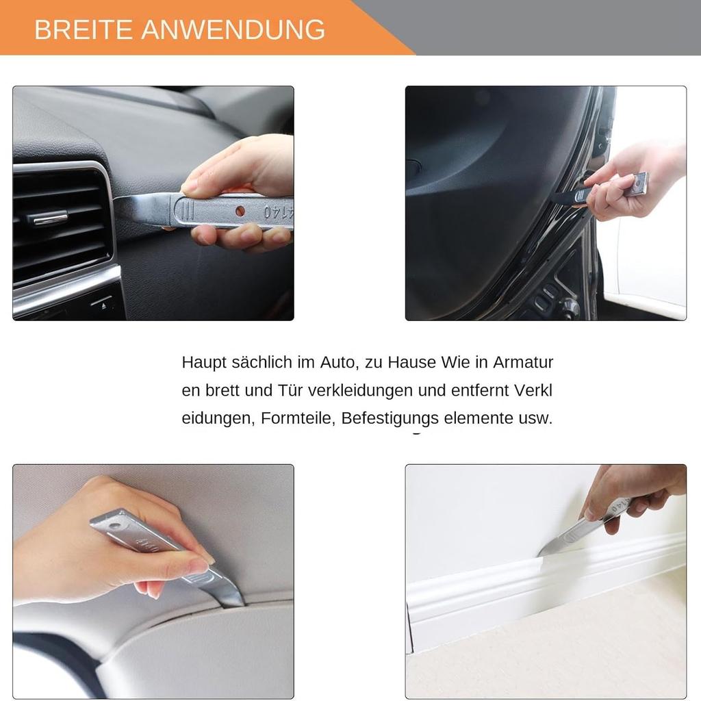 1PC Car Modification Parts Pry Bar Tool High Hardness Pry Bar Pry Rod Pry Plate Removal Maintenance Tool