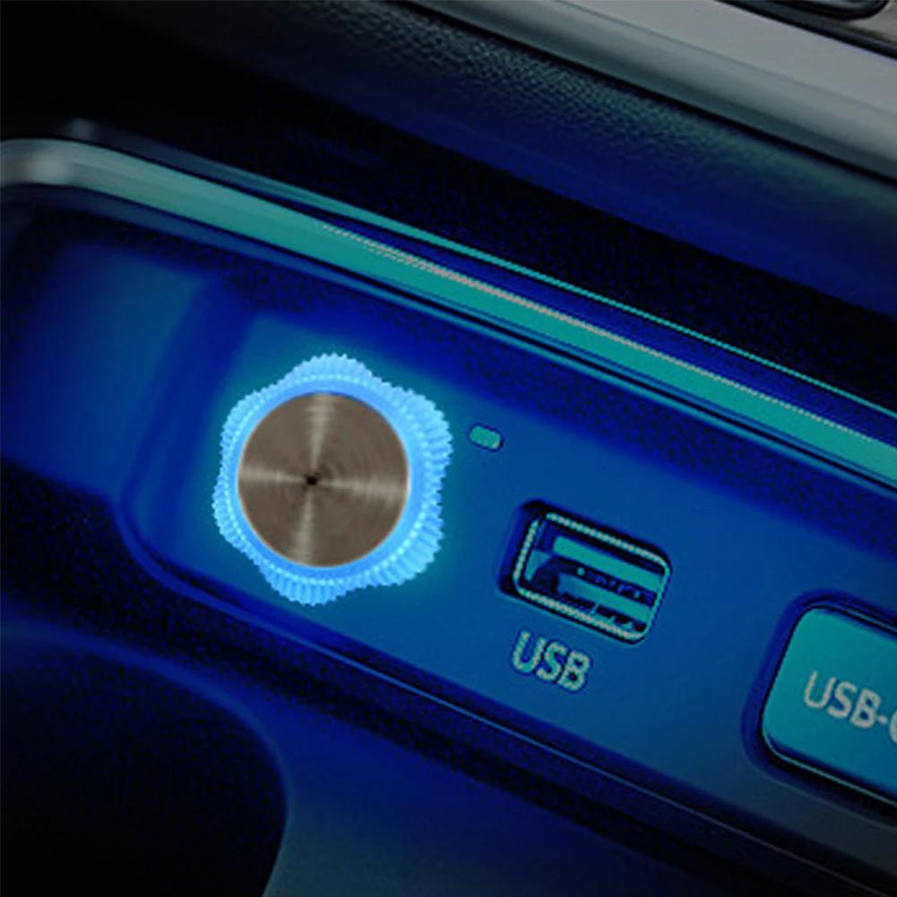 Car LED Lights 7 Colors Wireless Light for Car Plug and Play Flower Lamp for Automotive Interior Floor Dashboard Door Vehicle