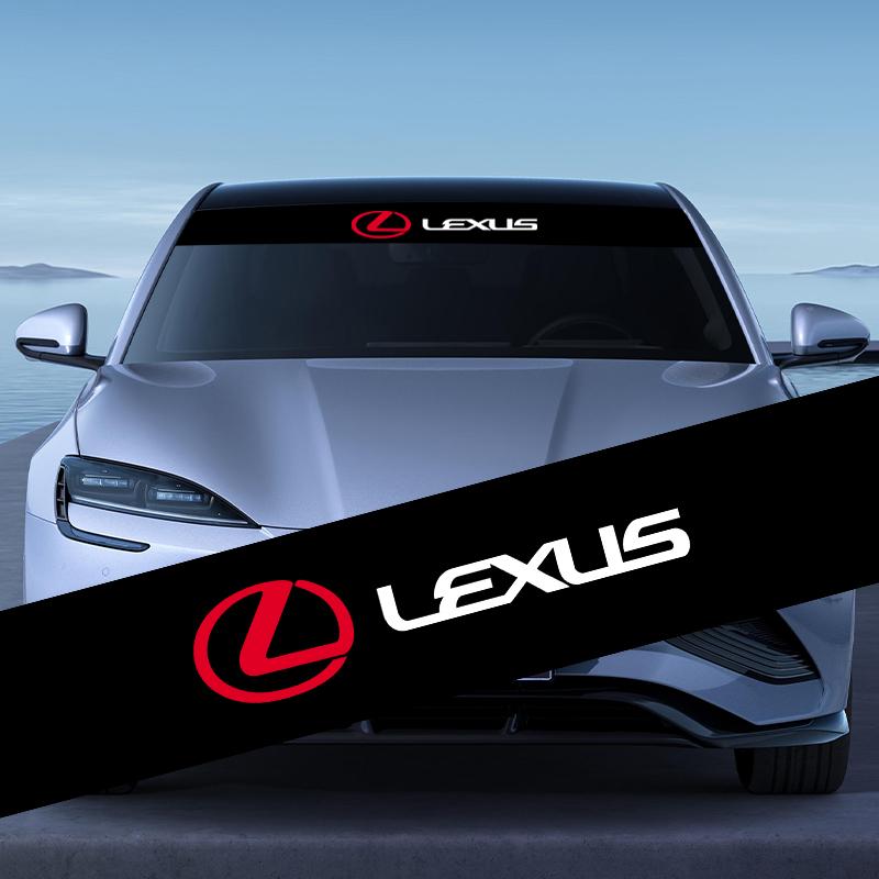1 szt. Naklejki na przednią szybę samochodu Naklejki dekoracyjne na przód i tył Dla Lexus LS LC RZ IS350 ES300 GS350 CT200h GX460 LX570 LM