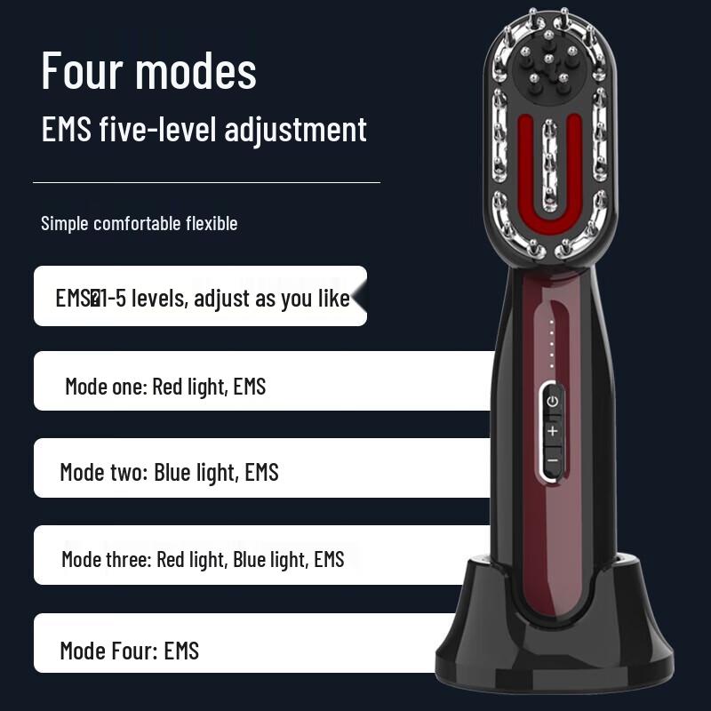 CHIGO Smart Hair Scalp Massager with Red & Blue Light