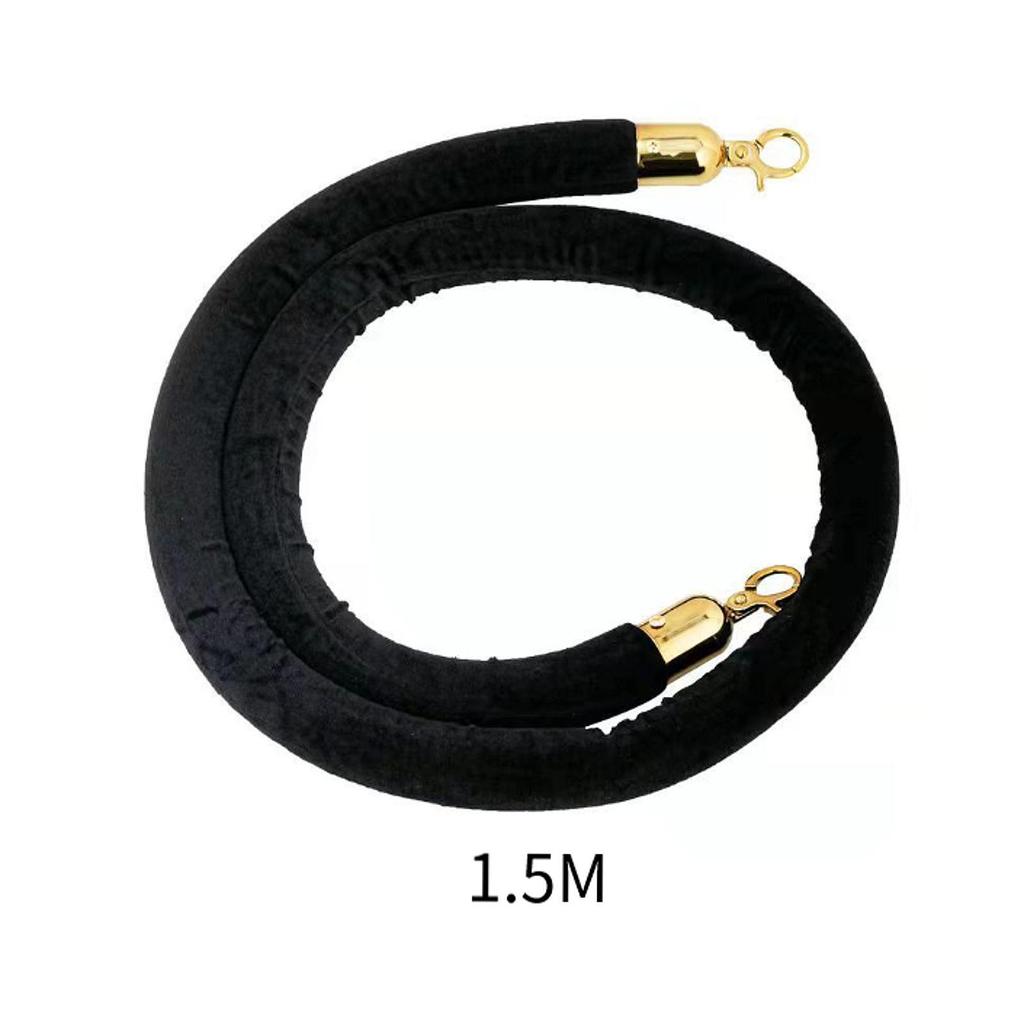 Set di 4 Cordoni in Velluto per Paletti 150cm/59inch per la Gestione delle Code nei Servizi di Ristorazione