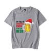 I'm Full of Christmas Cheer I Men Beer Funny Male Ladie T-shirt Casual Basis O-collar Black Shirt Short Sleeve T-shirt,Drop Ship
