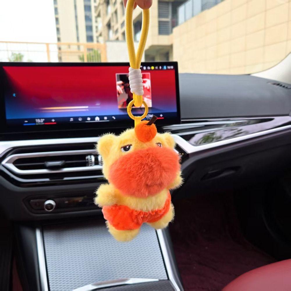 Lovely Capybara Lulu Plush Keychain Cute Dolphin LULU Plush Doll  Bag Charm