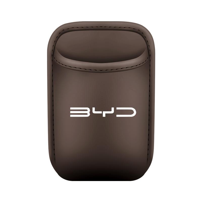 1pc Leather Car Cup Holder Storage Rack Multi Functional Storage Box Beverage Rack For Byd Atto 3 Song Han EV Tang Yuan Qin DM