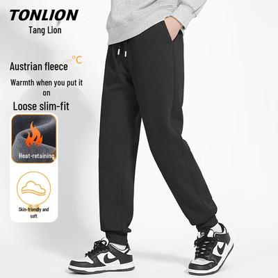TonLion Men's Fleece Lined Jogger Pants