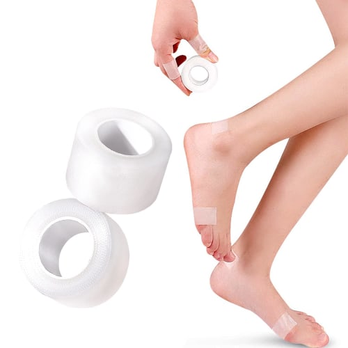 

ZHEJIA Blister Prevention Tape, Prevents Blisters, Foot Protection Pads, Adhesive Heel Pads, Reduces Foot Pain, Wear-Resistant, Unisex, Pain Relief, B
