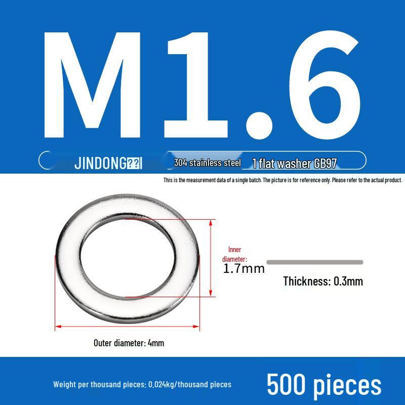 Stainless Steel 304/201/316 Oversized Thick Flat Washer Gasket Screw Washer GB97/GB96