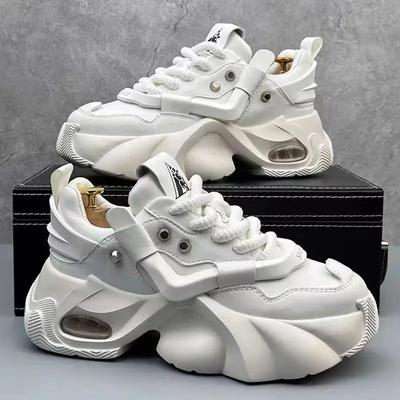 New Men's High Quality Classic Casual Shoes Anti Slip Comfortable Thick Soled Sports Shoes Campus Student Running Shoes Sneakers