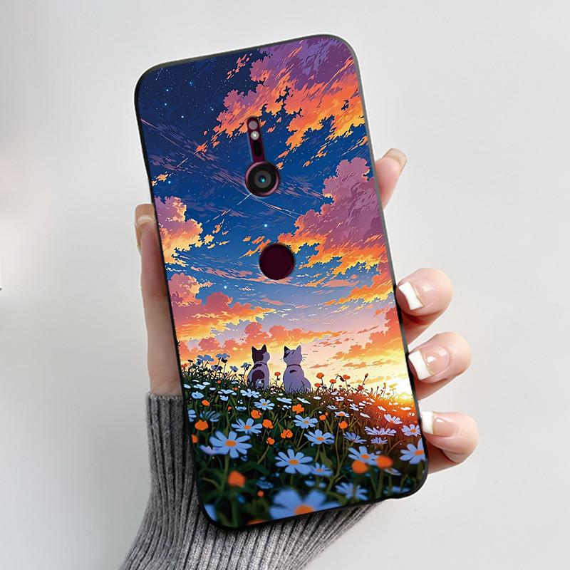 Casing For Sony Xperia XZ3 SO-01L XZ2 SO-03K Phone Case Luxury Fashion Cute Cool Boys Girls Black Matte Soft Silicone Back Cover