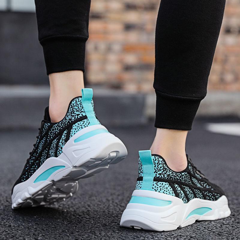 Moda Nefes Alabilen Erkek Spor Ayakkabıları Hafif Platform Koşu Ayakkabıları Yumuşak Dayanıklı Sonbahar Günlük Erkek Spor Ayakkabıları Tenis Masculino