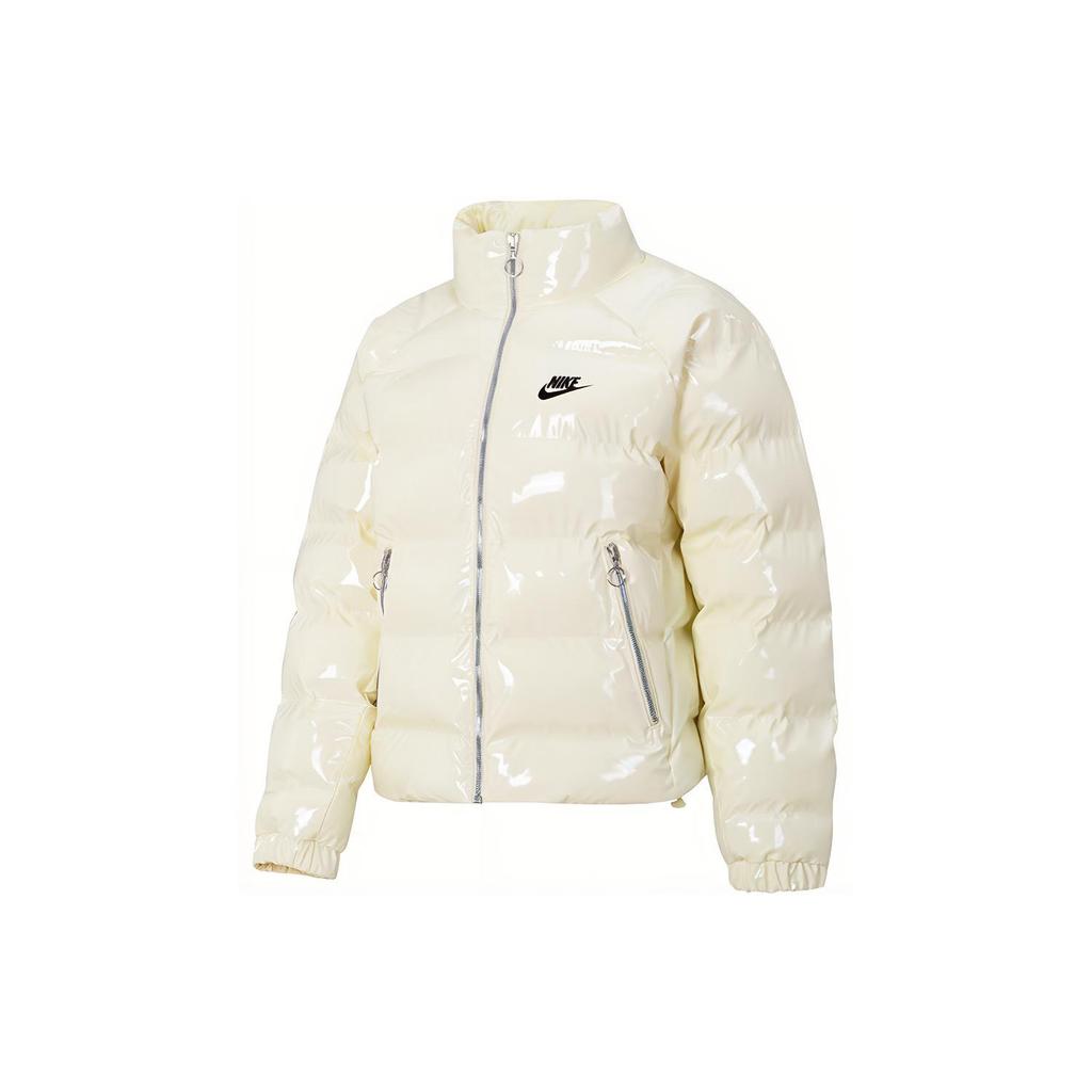 New Nike Puffer Jacket Women's White FQ3575-113