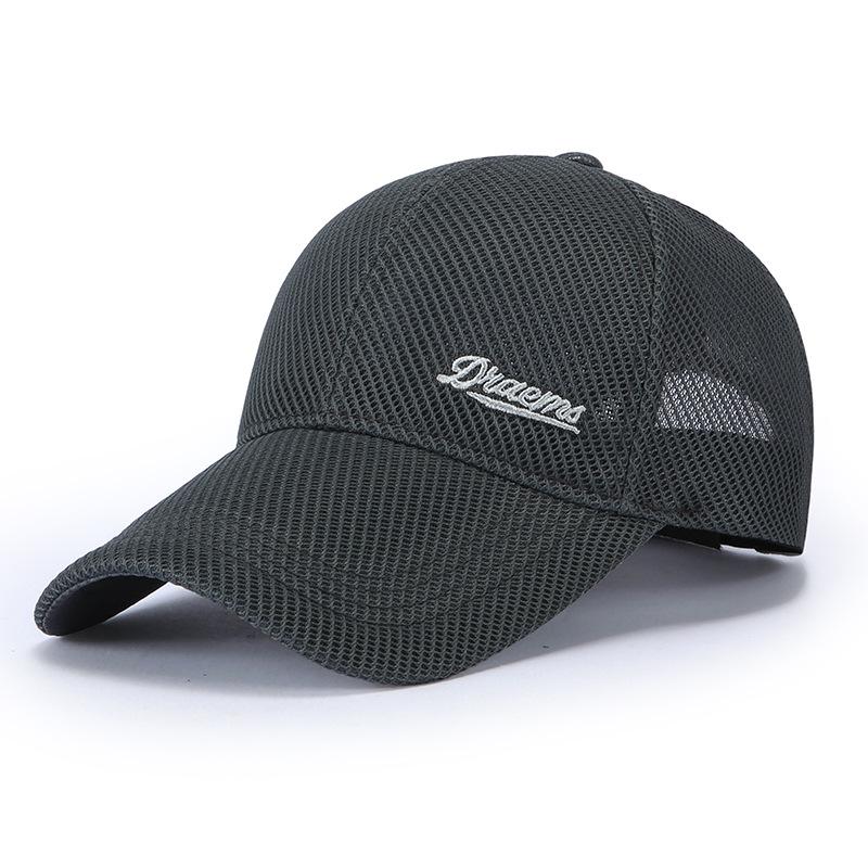 Men s Mesh Sun Protection Baseball Cap with Extended Brim Adjustable