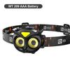 Owl Cob Headlamp Magnetic Work Light Rechargeable Working Led Usb Flashlight Headlamps Headlight For-running High Power Portable