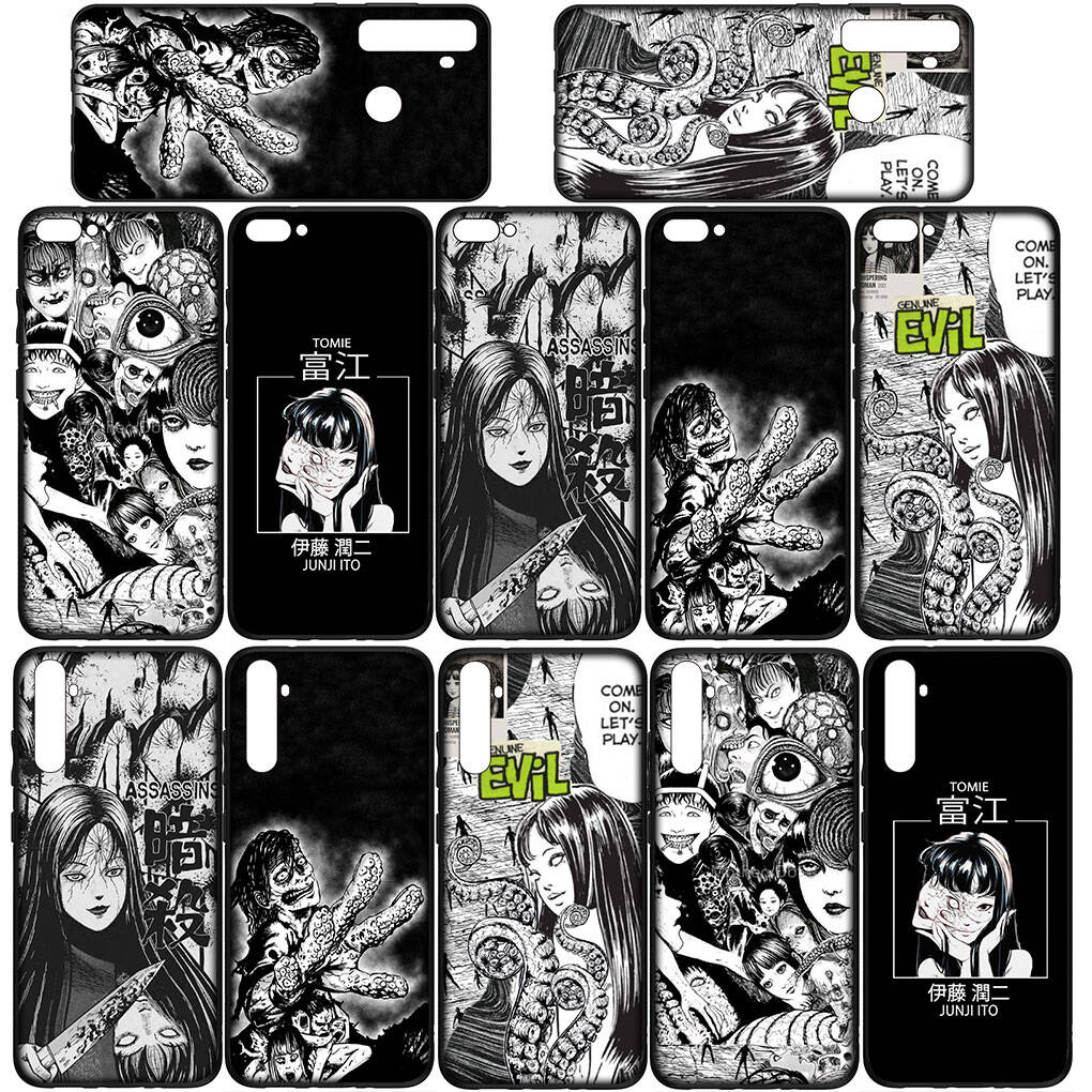 Cover for iPhone 17 16 15 Xiaomi Poco Redmi Note 14 13 12 8 Pro Max Samsung Galaxy S25 S24 S23 OPPO Huawei Tomie Junji Ito Collection Anime Phone Case