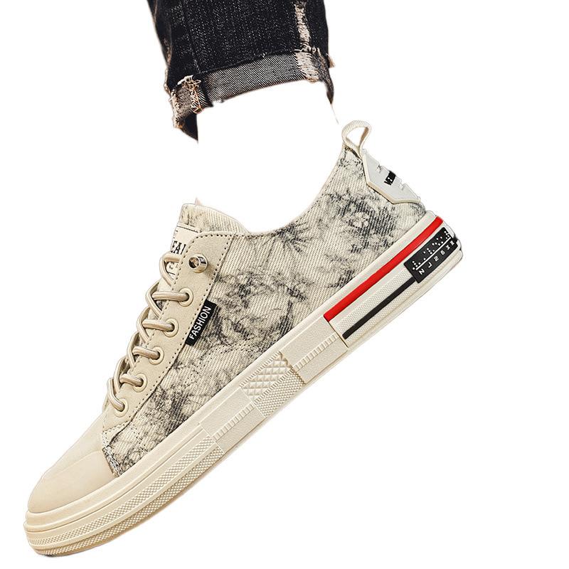 Canvas autumn new autumn and winter casual board shoes lazy soft-soled cloth shoes trendy shoes