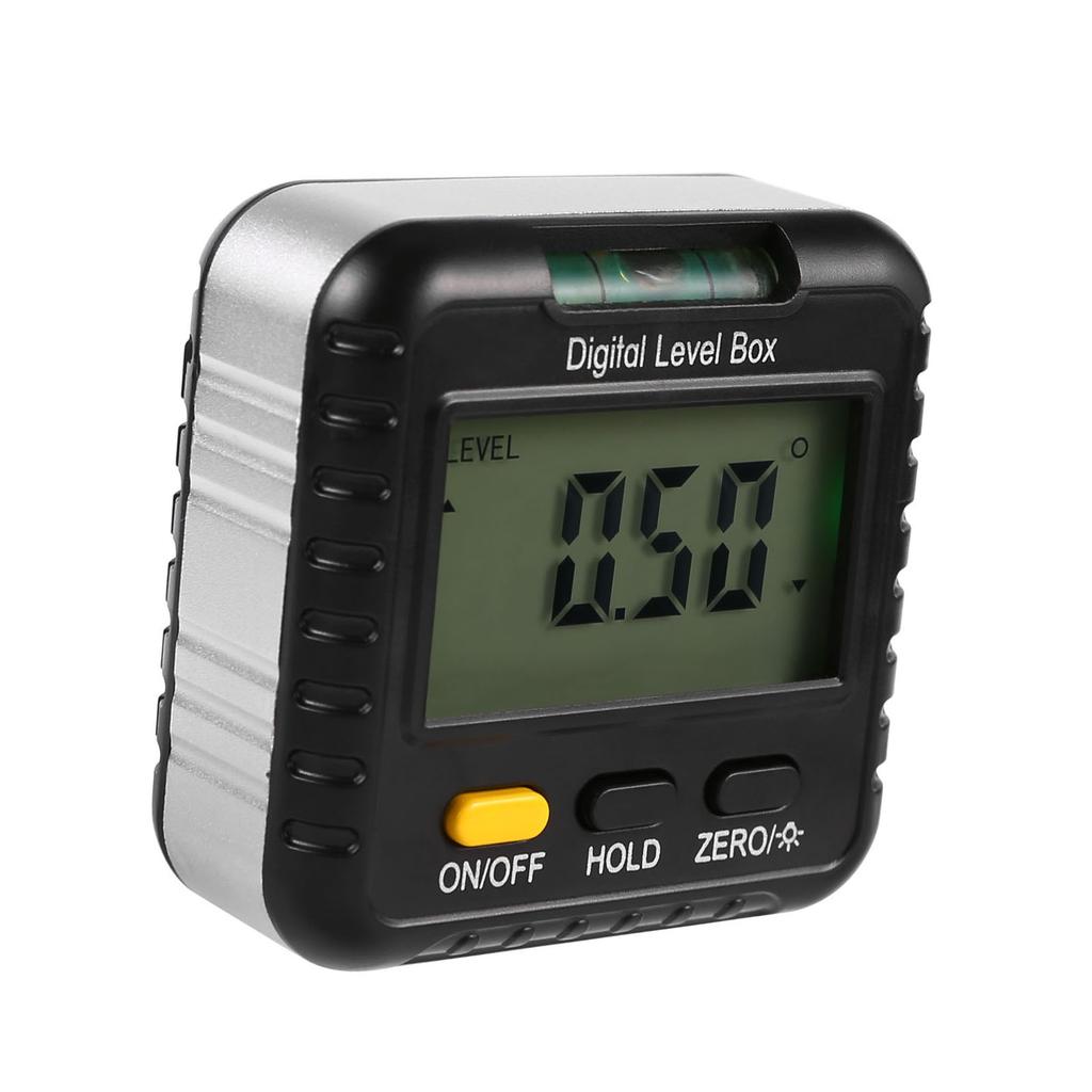 Digital Inclinometer 360 Degree Multi Purpose LCD Display Angle Finder Gauge Angle Measuring Tool for Construction Automobile Repair