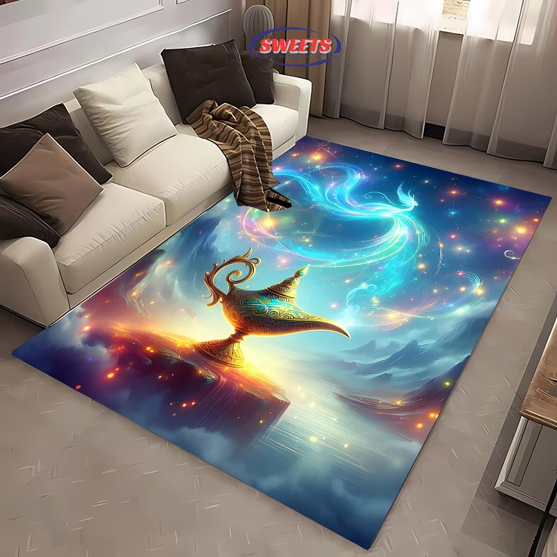 Dream Wishing Light Carpet Bedroom Living Room Kitchen Floor Rugged Children's Room Non-slip Mat Home Decor Nice Gift for Friend