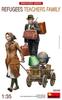 MiniArt Scale Refugee Teacher Family Plastic Model Kit MA38086 1/35 (2 Figures)