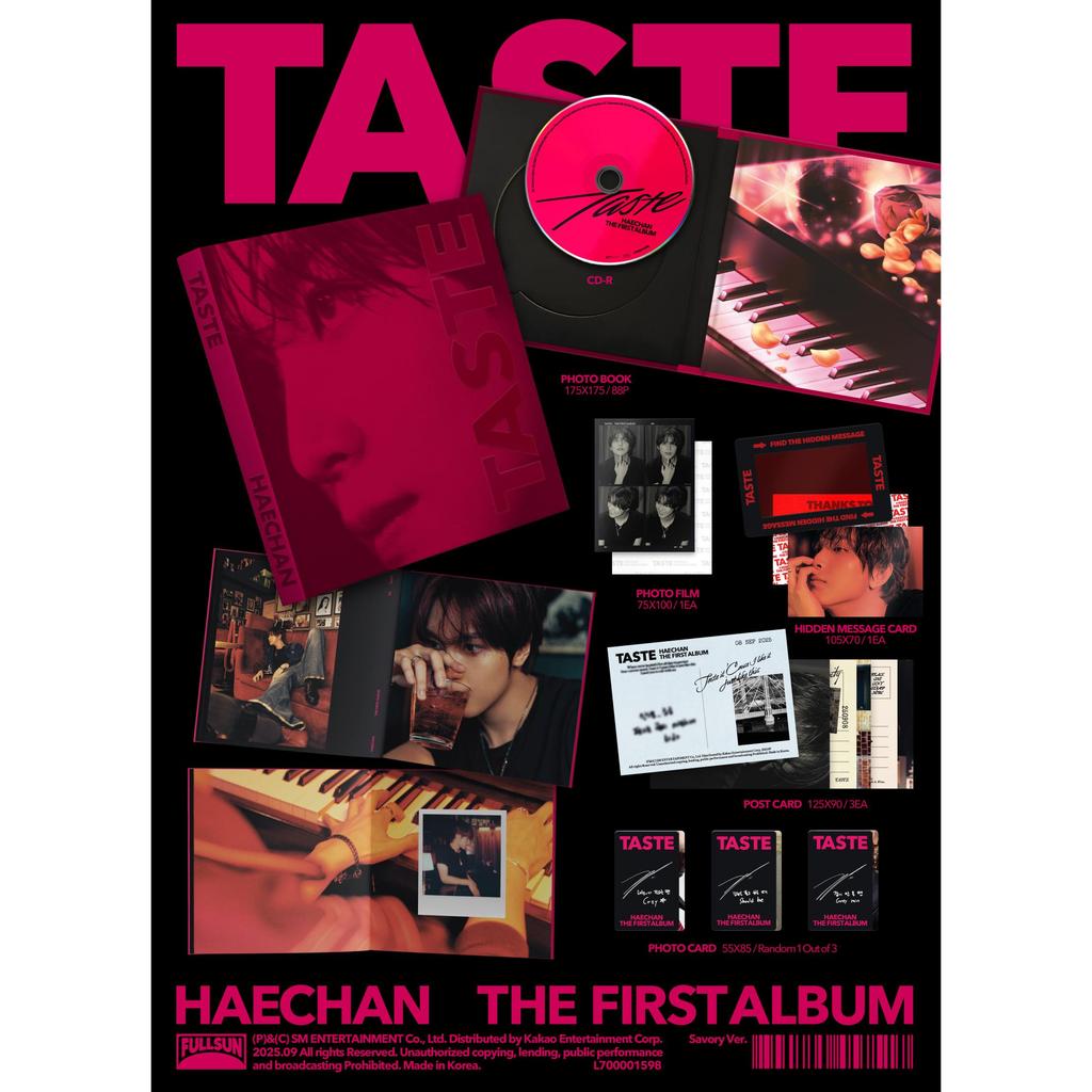 (Savory Ver.) HAECHAN (NCT) [TASTE] 1st ALBUM
