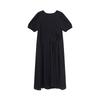 Lap Shirring Point Gingham Check Long Dress As2wo467