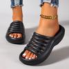 Thick-Soled EVA Slippers - Lightweight Minimalist Design with Soft Non-Slip Sole & Cloud-Like Cushioning, Hand Wash/Dry Clean, Open Toe Design