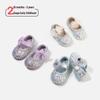 Spring Crystal Sequin Baby Girl Toddler Flats - Soft Sole Princess Shoes