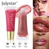 Glitter Lip Gloss Squeeze Tube, Hydrating High Shine Shimmer, Long Lasting Waterproof Non-Sticky Liquid Lipstick, Plumping Lip Glow Stain Tube