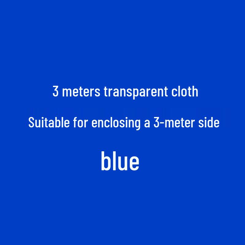 Transparent Tent Side Panel: Windproof & Waterproof Outdoor Canopy Enclosure with Thick Fabric and Durable Edging