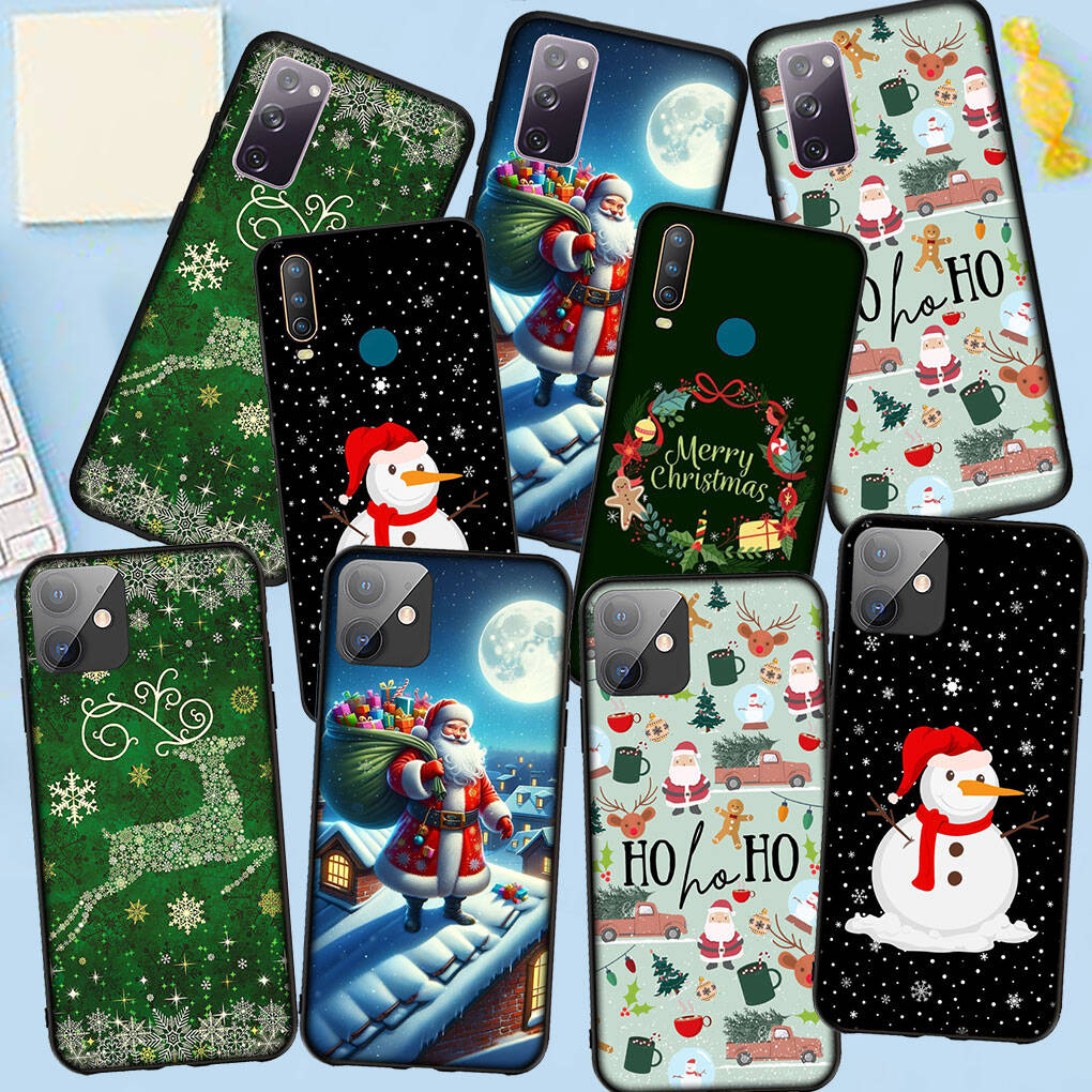 Case for iPhone 17 16 15 Xiaomi Poco F8 F7 X7 X6 M8 C85 C75 C71 Redmi Note 14 13 12 11 Pro Max A3 A4 14C 13C 15C Decoration Merry Christmas Tree Cover