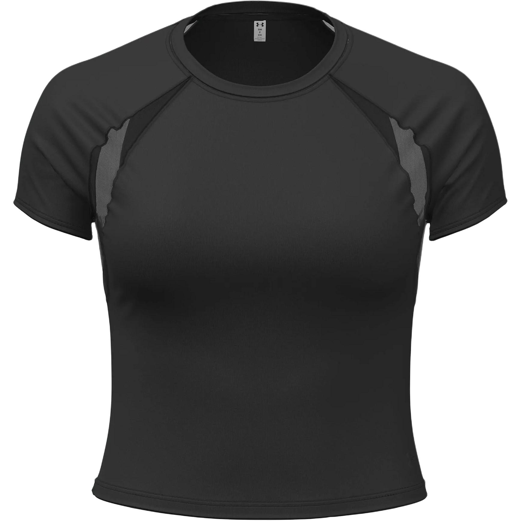 Under Armour Round Neck Short Sleeve Pullover T-Shirt Women tops 6011045-001 M