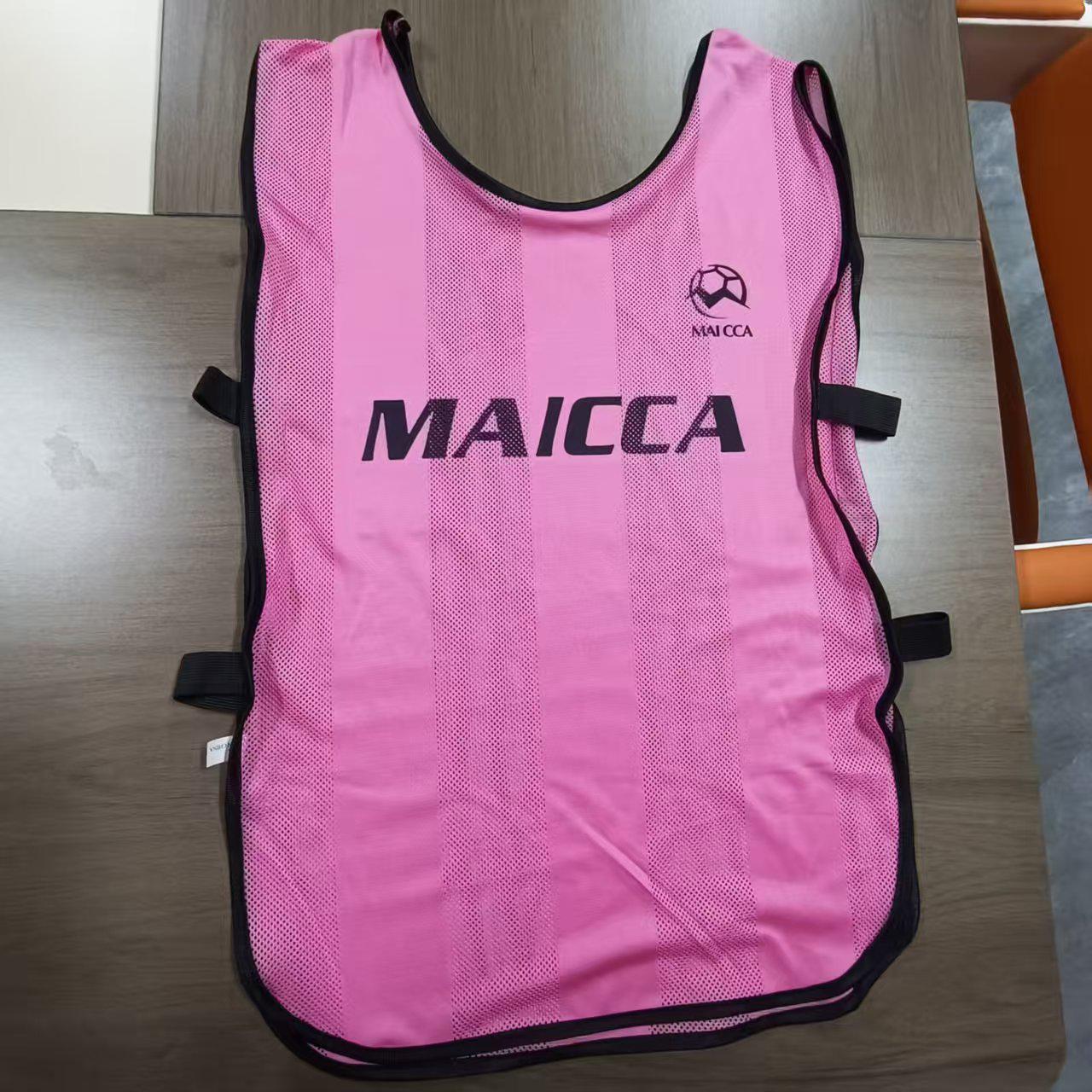 Breathable Mesh & Cloth Sports Training Vest for Basketball, Football & Team Activities Child розовый