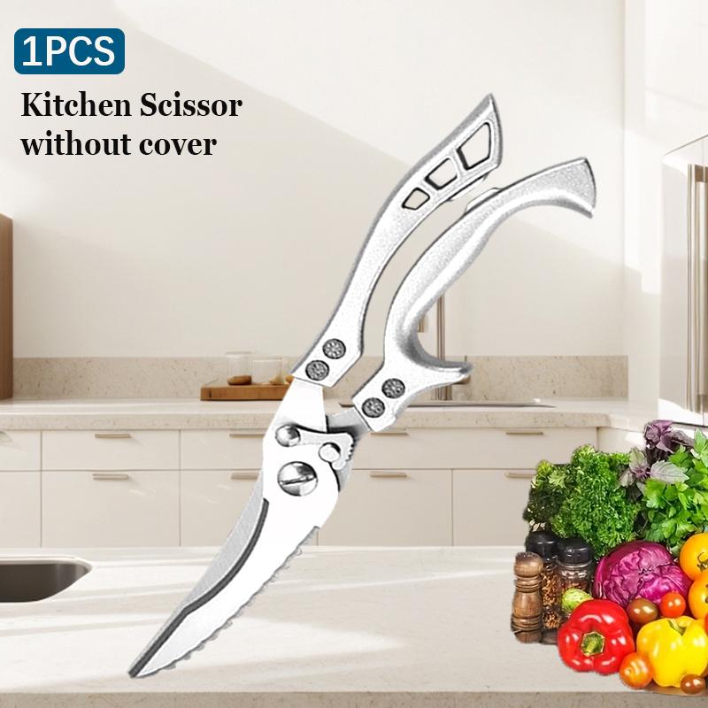Multi-Function Stainless Steel Kitchen Scissor Heavy-Duty Cutting Kitchen Shears Meat Grilling Food Chicken Bone Scissors