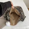 Spring messenger bag casual simple trend leopard print shoulder bag student canvas shopping bag