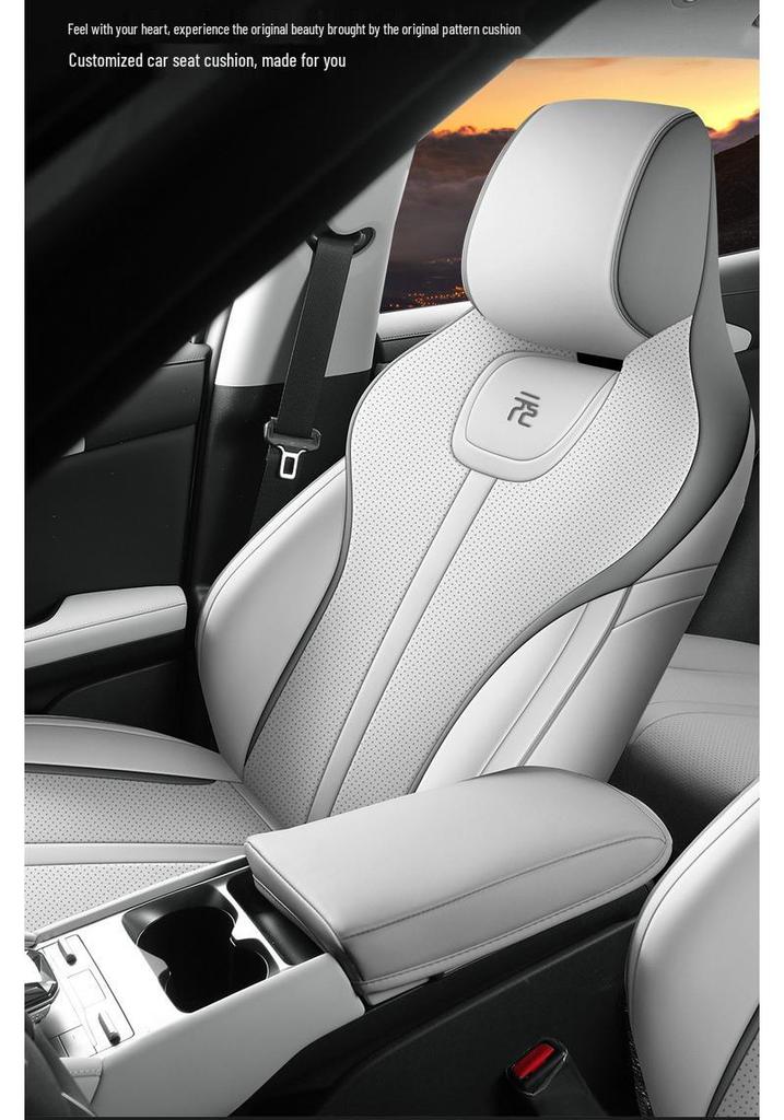 BYD Yuan UP Leather Car Seat Covers for Five-Seater - All-Season Cushions