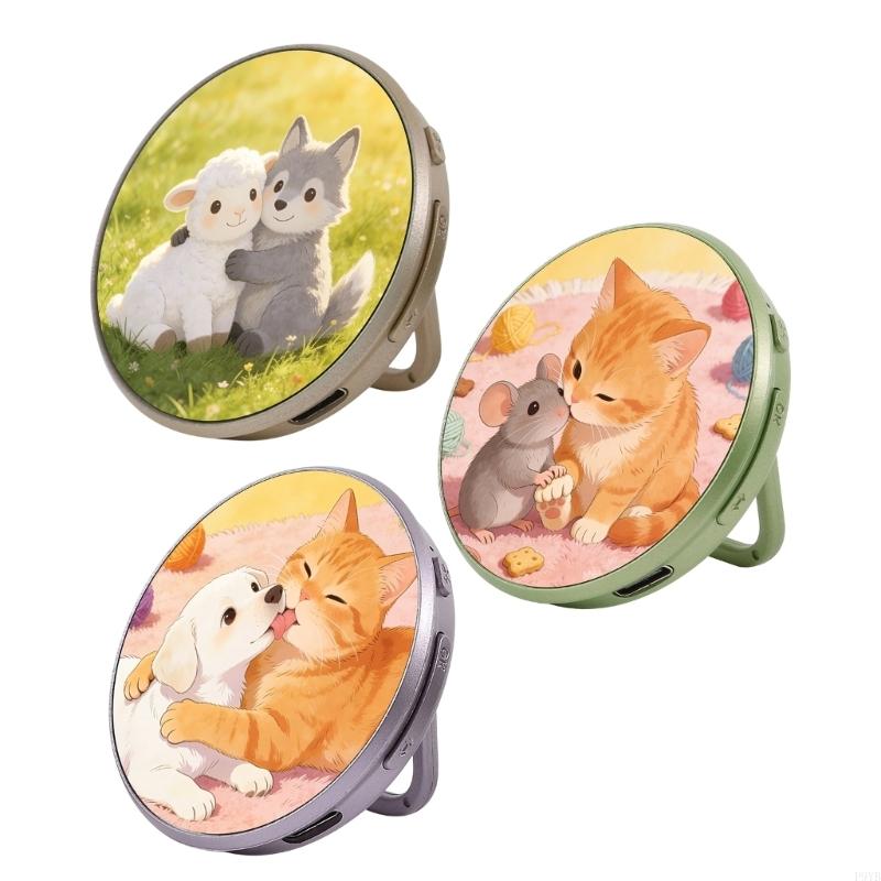 Electronic Animes Badges Pin for Backpacks Digital Photo Pixels Display Decors Funny Digital Animes Badges Birthday Gift