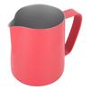 350ml Stainless Steel Milk Frothing Jug Frother Coffee Latte Container Cup Coffee UtensilsRose Red
