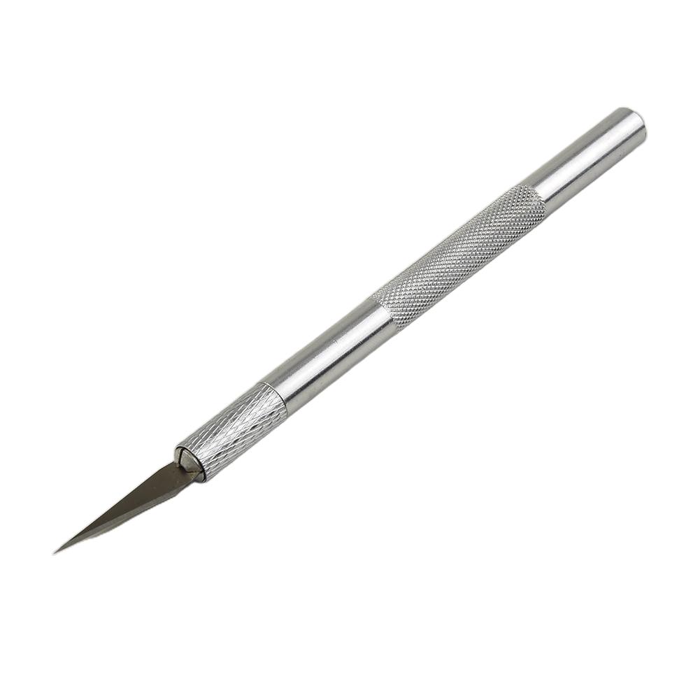 Cutter Blade Cutter Non-slip Handle Arts Craft Cutting Tool Wood Paper 10 Blades Carving Pen Machine Graver Tools