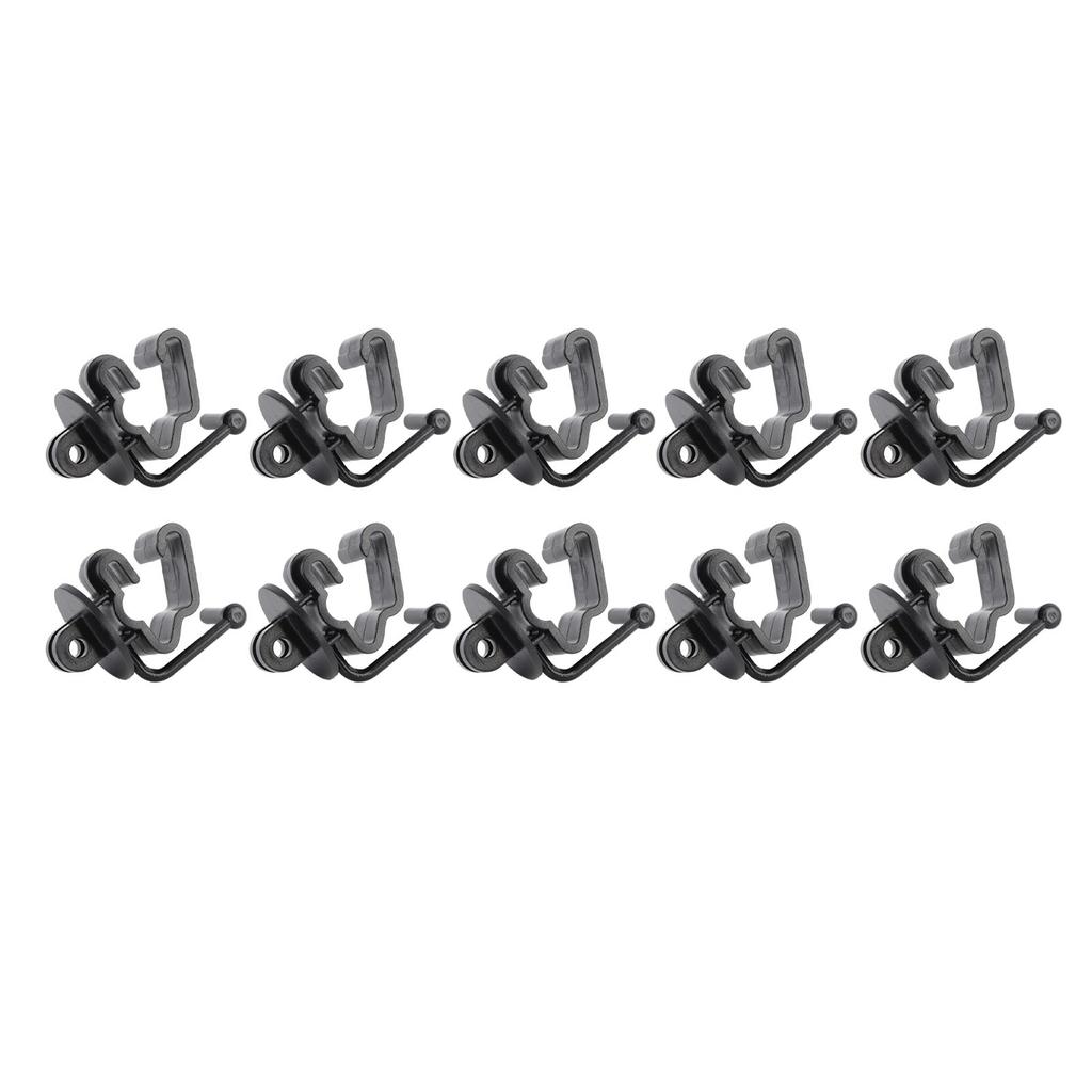 25PCS T Post Insulators Electric Fence Pinlock Insulator Wire Holding Clips for Farm and Garden