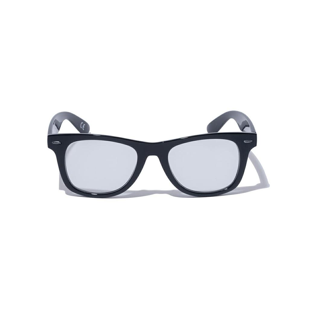Sunglasses UV Square FREE SUNGLASSES WLTN PHOTOCHROMIC BLK [New Era] Black/Gray
