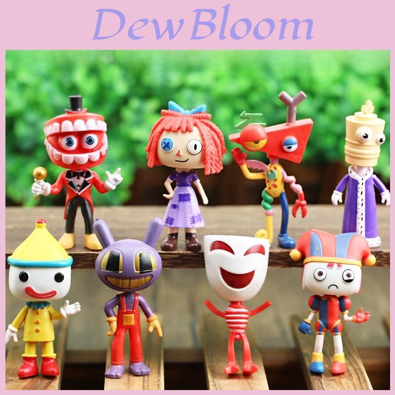 The Amazing Digital Circus Pvc Model Set With Assembleable Figures For Collectors