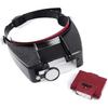 Headband Magnifier, Head MountLighted Magnifying Glasses, Adjustable Jewelers Head Headband Lamp Magnifier Illuminated Magnifying Eye Glasses Lens