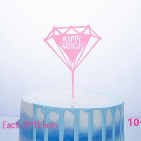 Food Grade Acrylic Cake Inserts for Birthday Wedding Decor