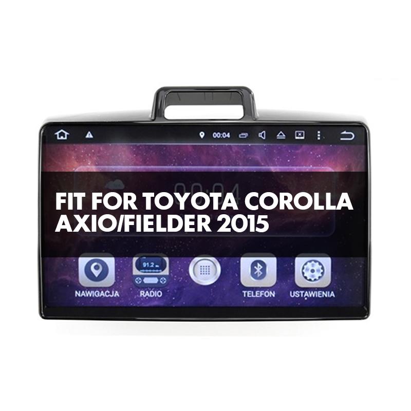 9 Inches Car Stereo Dash Radio Fascia Kit Installation Trim Panel Frame Double For TOYOTA COROLLA AXIO FIELDER 2015 DVD Frame