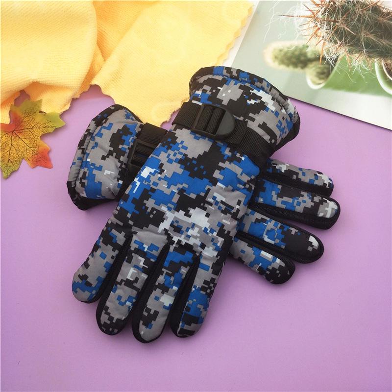 

Мультяшные лыжные перчатки для детей 7-13 лет: Милая, Теплая и Утепленная Зимняя Одежда