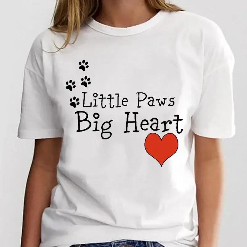 Women Print Graphic Ladies Clothing Fashion Tee Cat Love Trend New Style Female Cartoon Clothes T Shirt Top  Aesthetic Clothes
